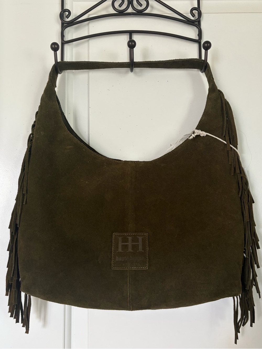 Haute Hippie genuine suede bag